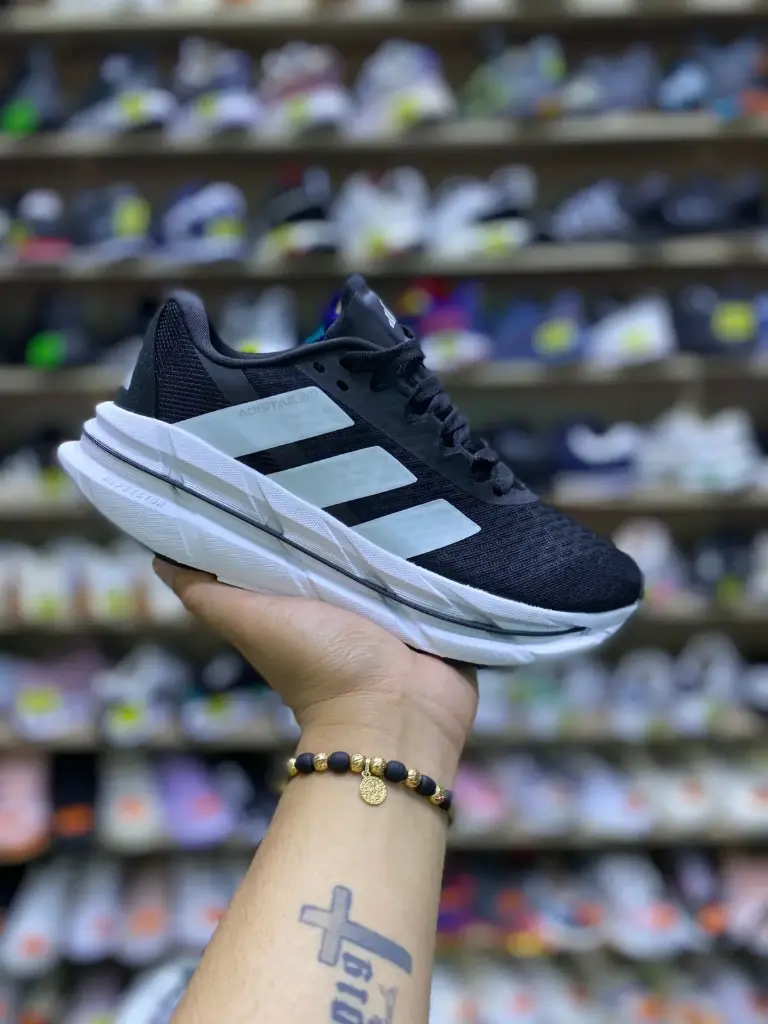 Adidas Running Adistar 4 Blanca Negro