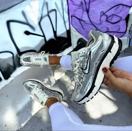 Nike P-6000 Plateada Gris