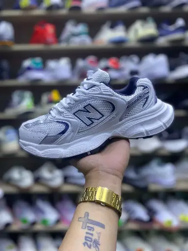 New Balance 530 Plataforma Blanco  Azul
