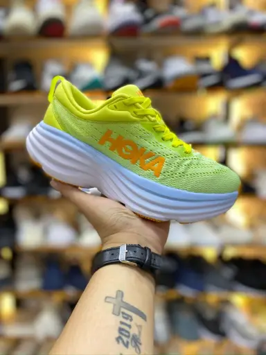 Hoka Clifton Amarillo Verde